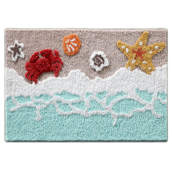 BEACH BATHROOM RUG