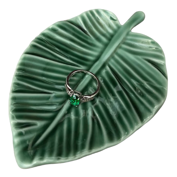TROPICAL LEAF TRINKET DISH
