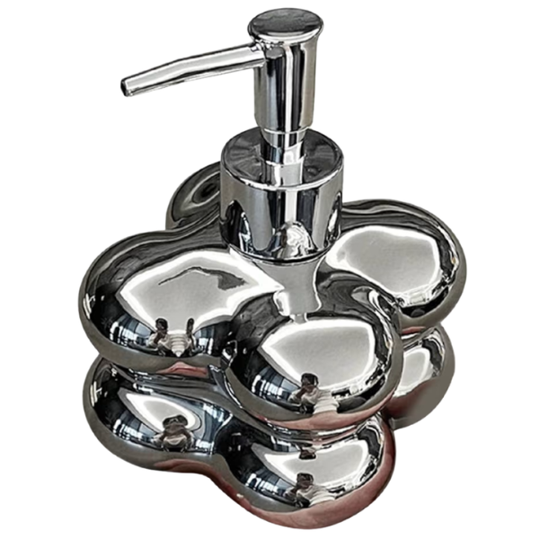 CHROME BUBBLE SOAP DISPENSER