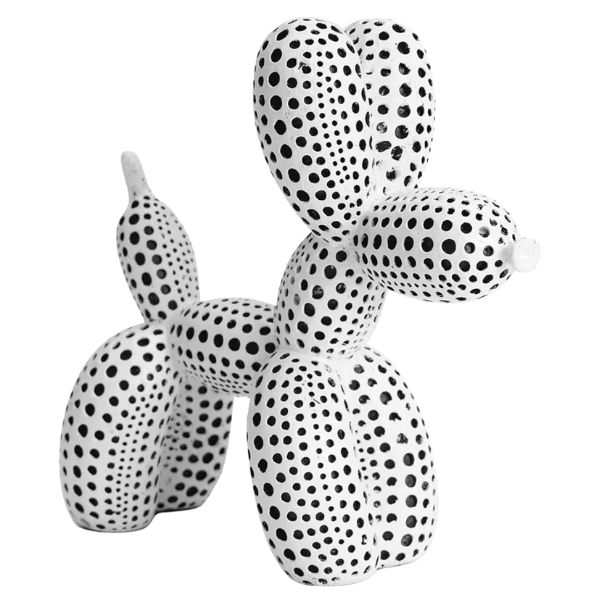 POLKA DOT BALLOON DOG DECOR