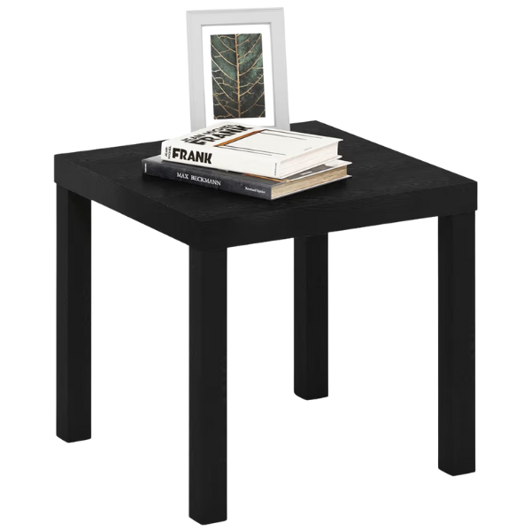 SIMPLE BLACK SIDE TABLE