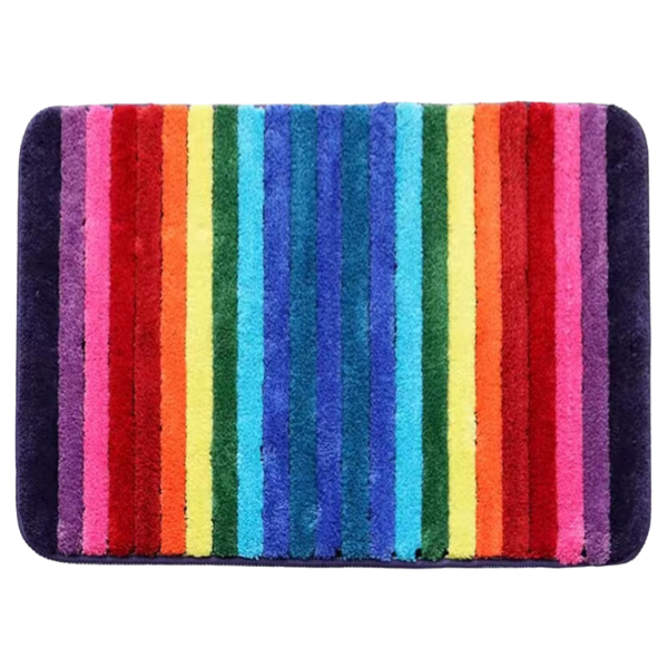 RAINBOW BATHROOM RUG