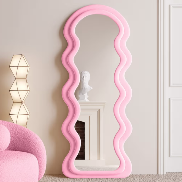 PINK WAVY MIRROR