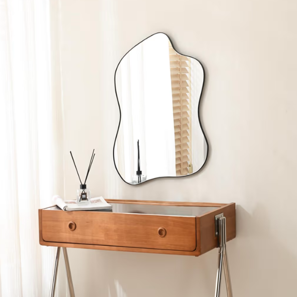 BLACK IRREGULAR MIRROR