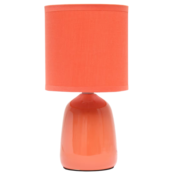 SIMPLE ORANGE TABLE LAMP