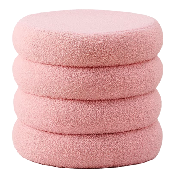 PINK STORAGE OTTOMAN