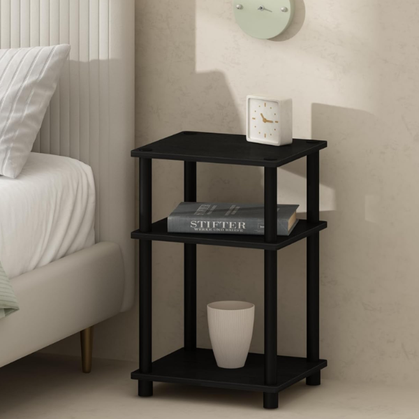 SIMPLE BLACK NIGHTSTAND