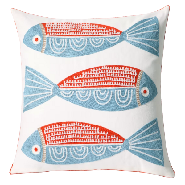 FISH PILLOW COVER