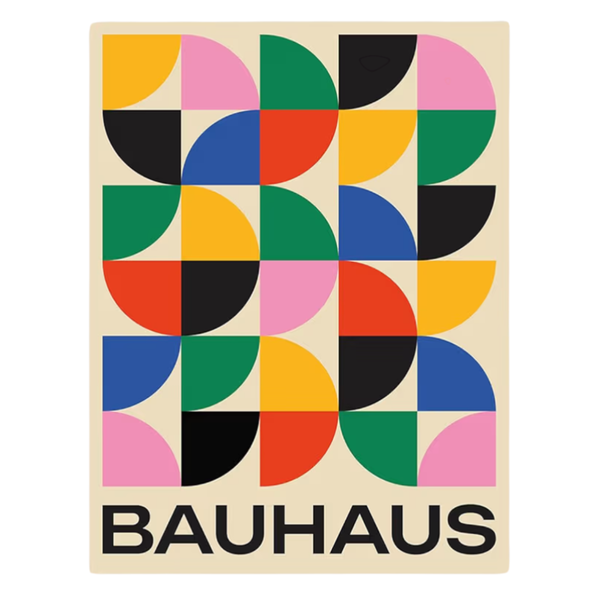 GEOMETRIC BAUHAUS POSTER