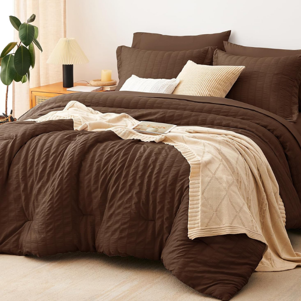 BROWN BEDDING