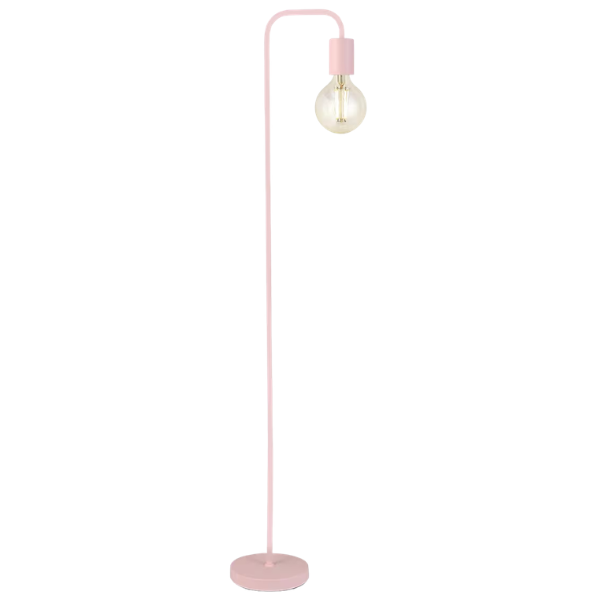 LIGHT PINK FLOOR LAMP