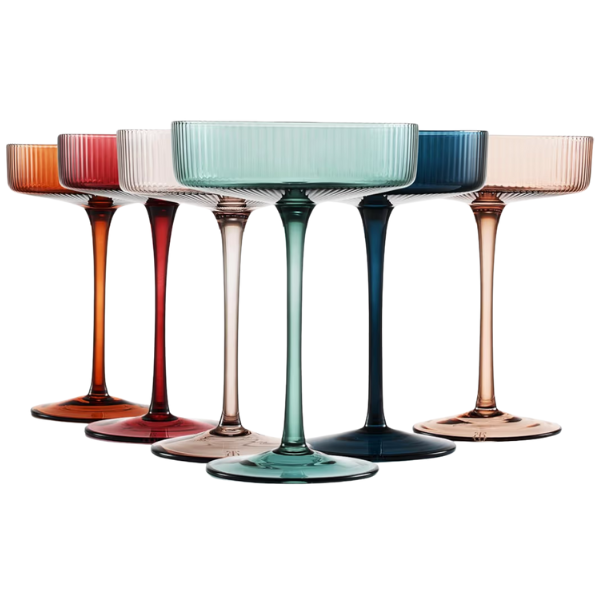 ART DECO COCKTAIL GLASSES