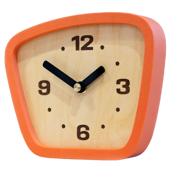 CHUNKY MID CENTURY MODERN CLOCK