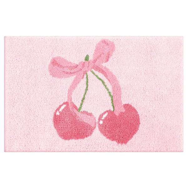 CHERRY BOW BATH MAT