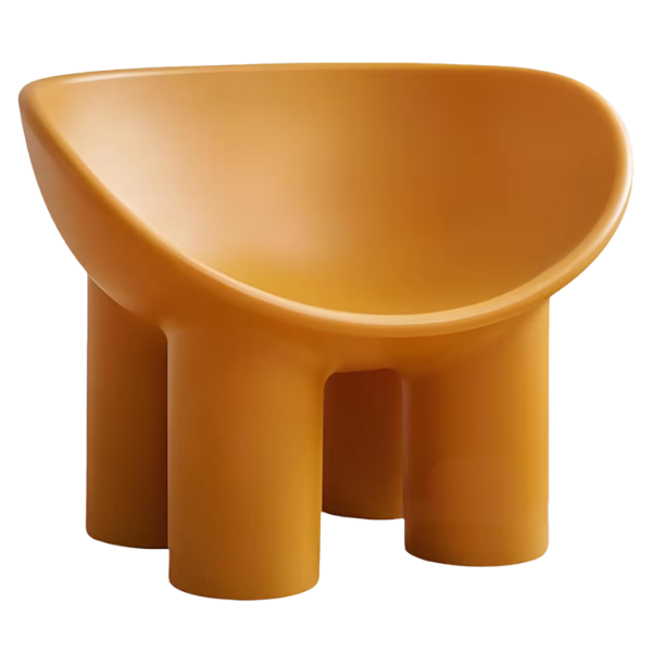 MUSTARD YELLOW ELEPHANT LEG CHAIR
