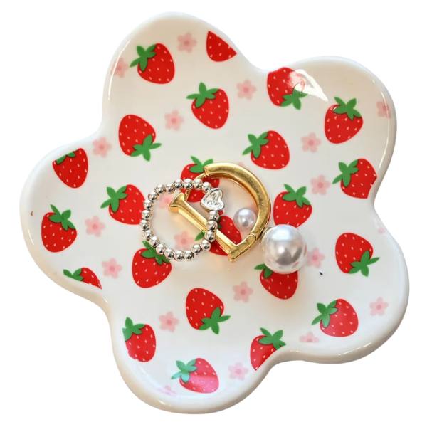 STRAWBERRY JEWELRY DISH