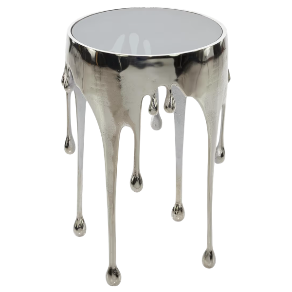 ALUMINUM DRIP SIDE TABLE