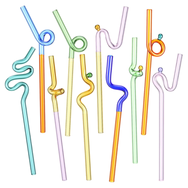 FUN GLASS STRAWS