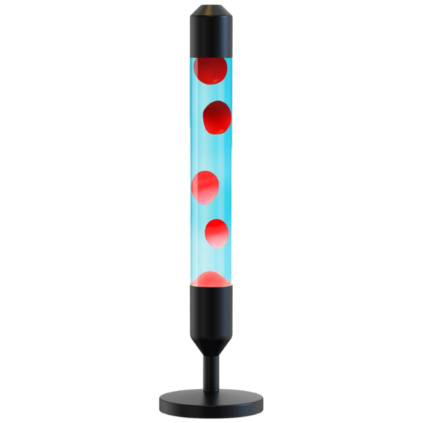 BLUE & RED VERTICAL LAVA LAMP