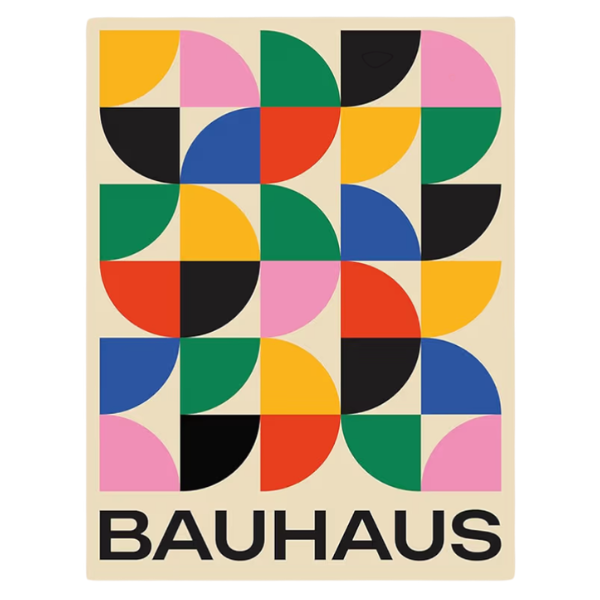 GEOMETRIC BAUHAUS POSTER