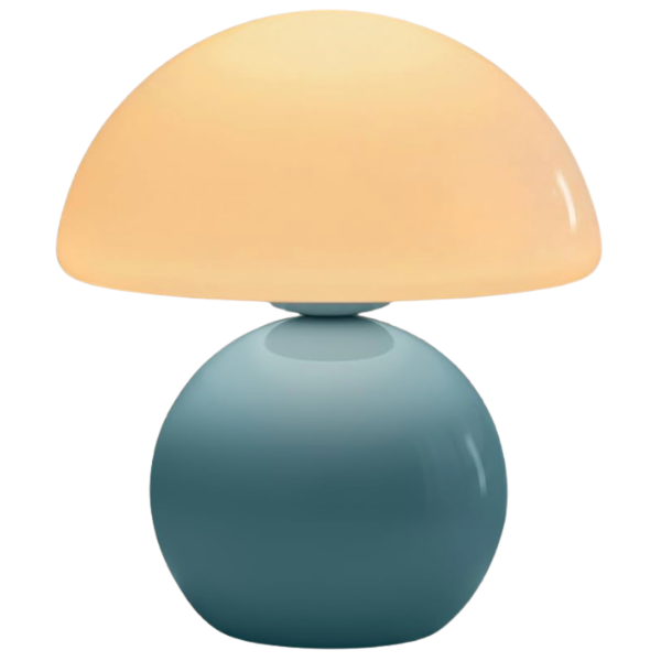 BLUE MUSHROOM LAMP