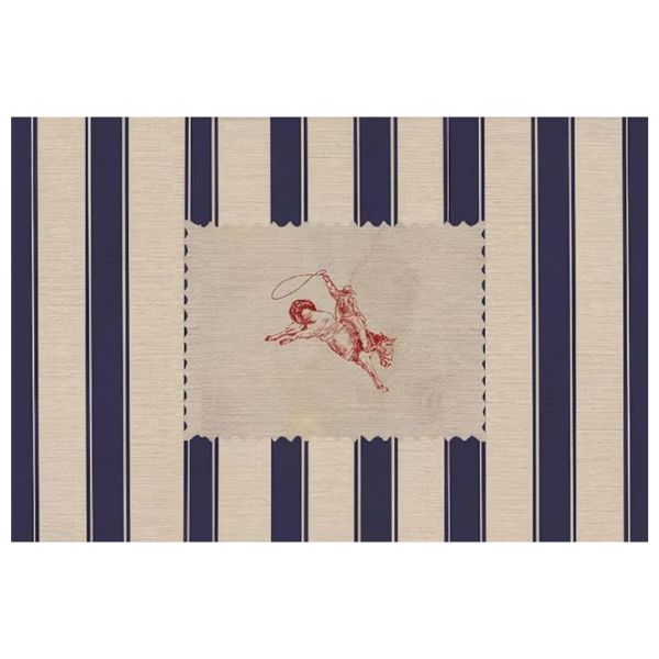 STRIPED RODEO ART PRINT