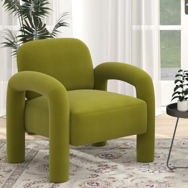 MOSS GREEN ARM CHAIR