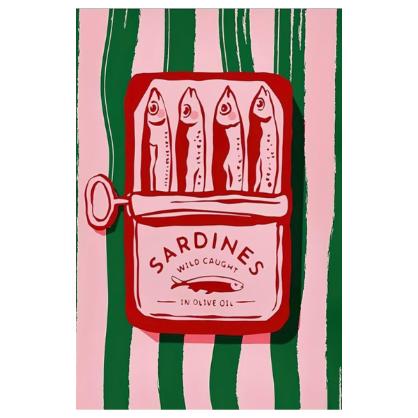 SARDINES ART PRINT