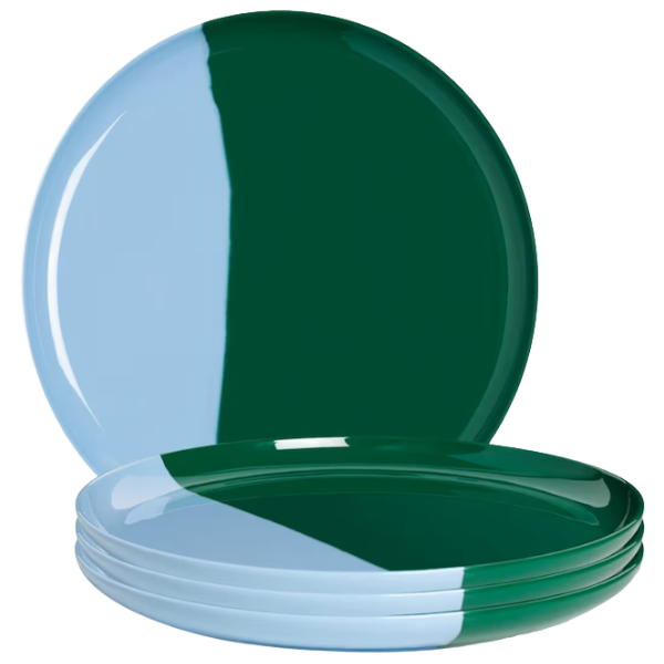 BLUE & GREEN PLATES