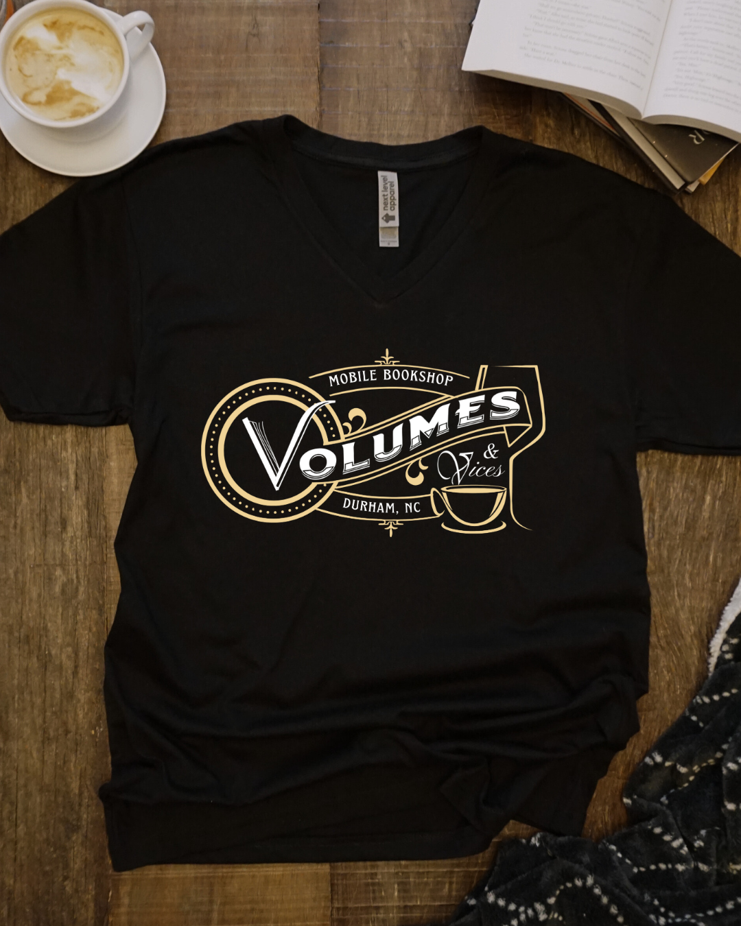 V&V Logo V-neck Tee