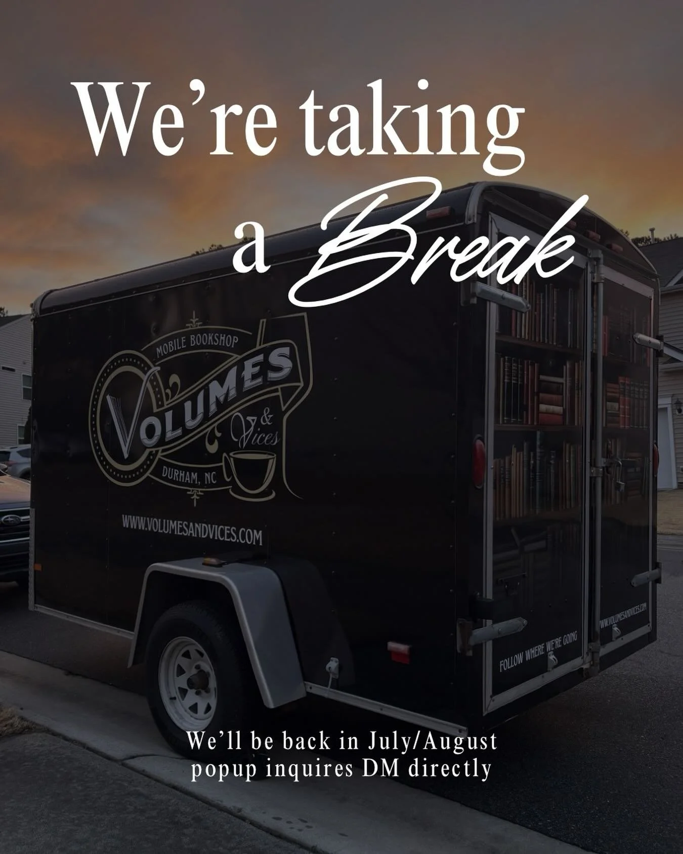 We&rsquo;re taking a break for a few weeks to recharge. Don&rsquo;t worry- we&rsquo;ll be back in July/August with your next favorite read!