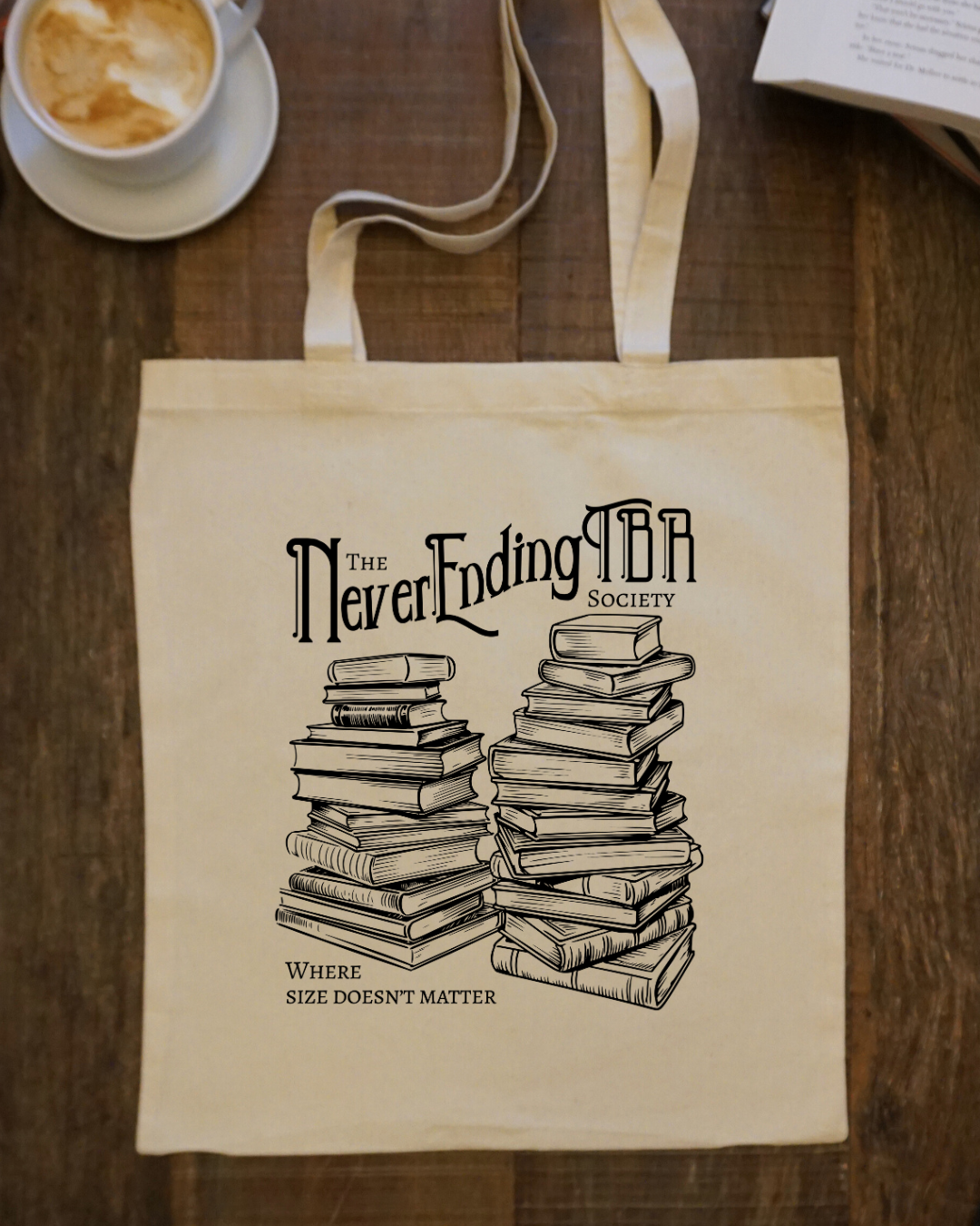 Never Ending TBR Society Tote