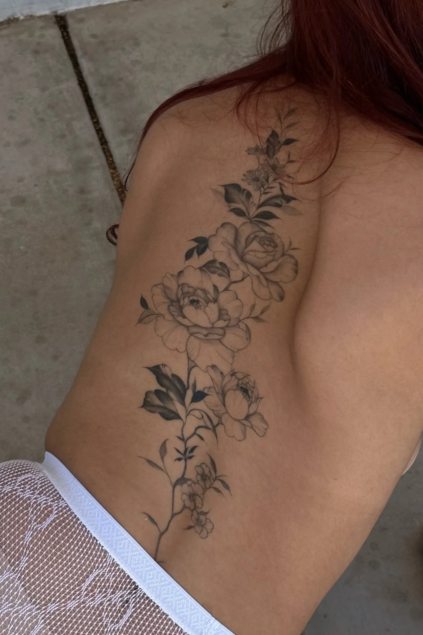 LARGE FLORAL TATTOO