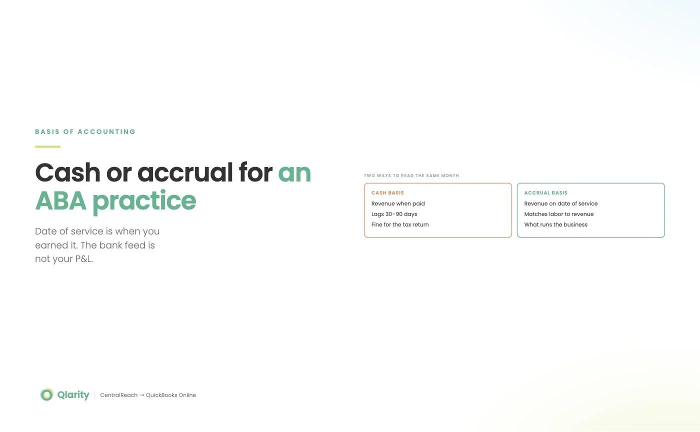Cash vs Accrual