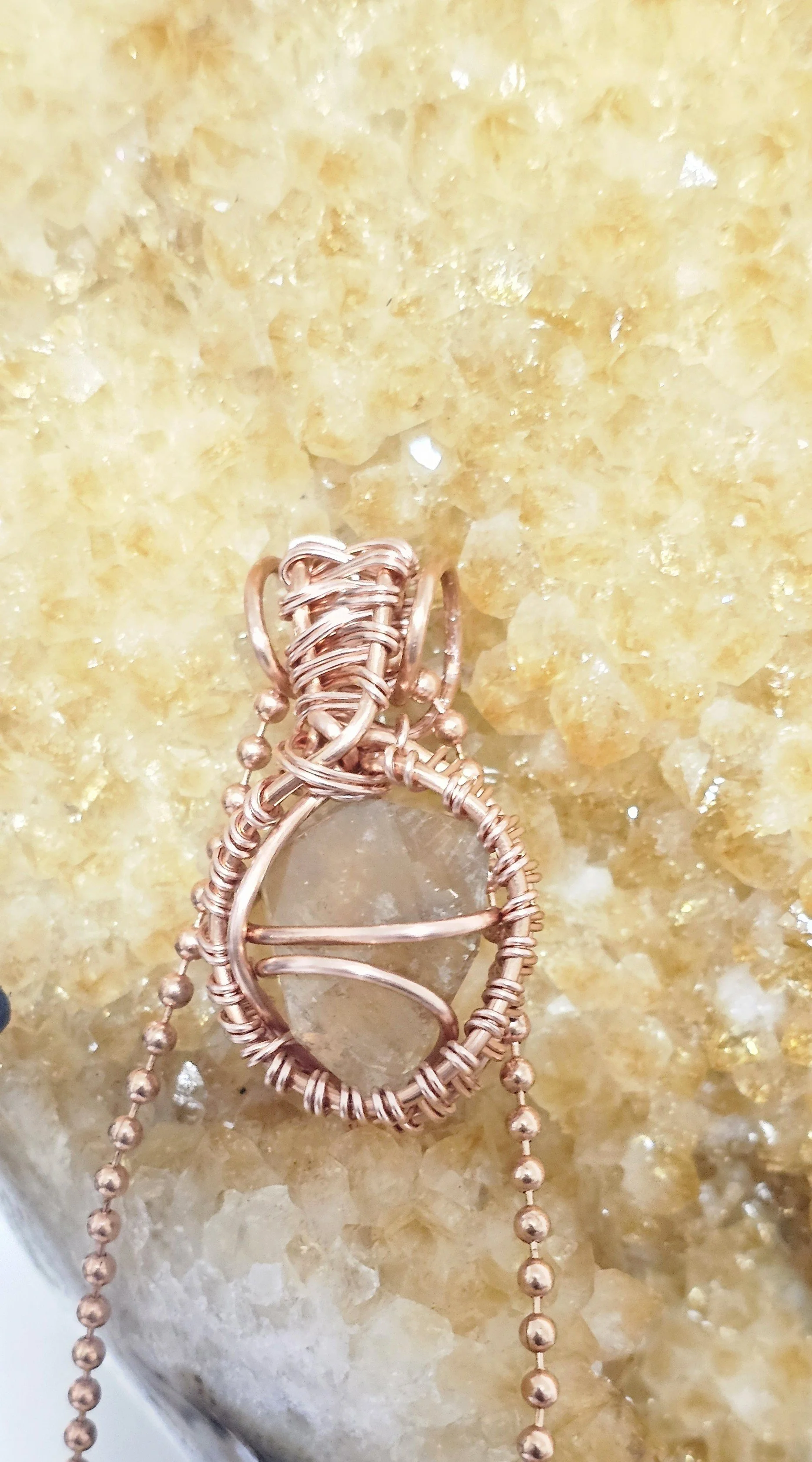 Citrine  necklace