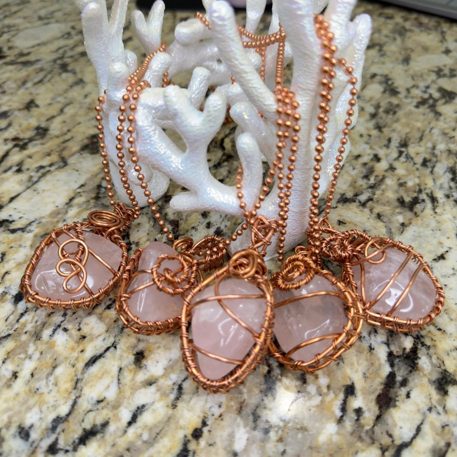 Rose Quartz  Necklace