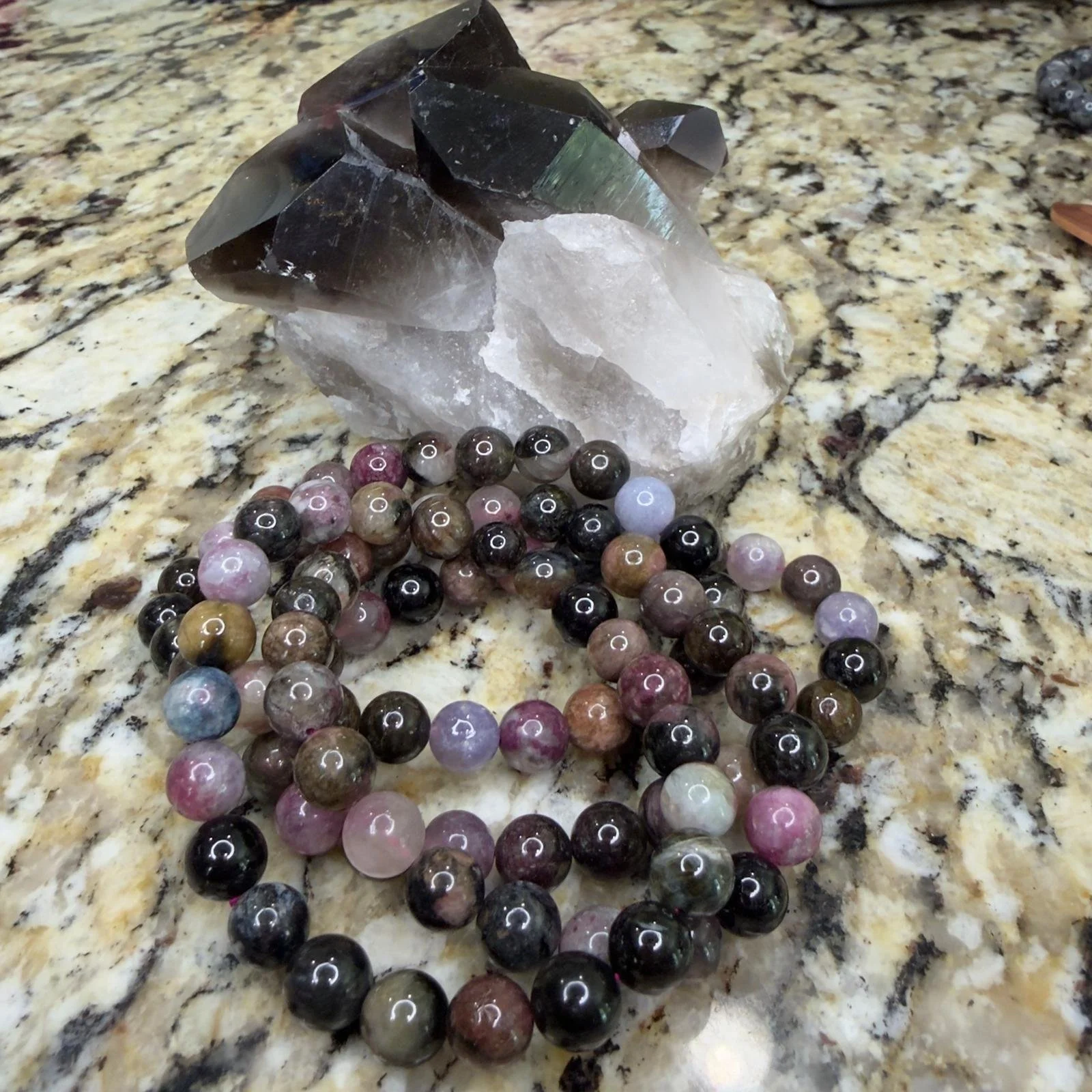 Tri color tourmaline