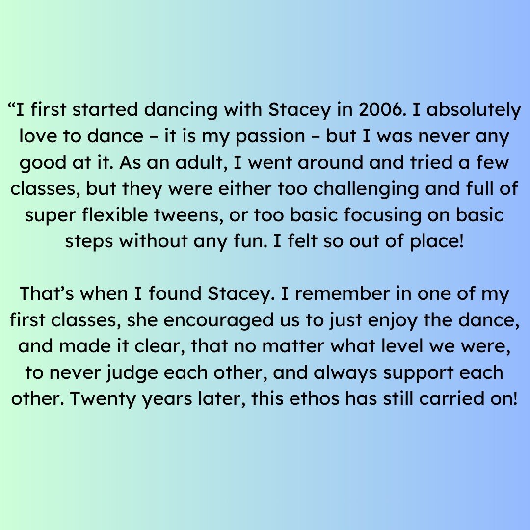 Beautiful words from @cocoella_studio's owner and my dear friend.

Allowing me to bring my passion to life and providing a wonderful space to let others find their love for dance again.