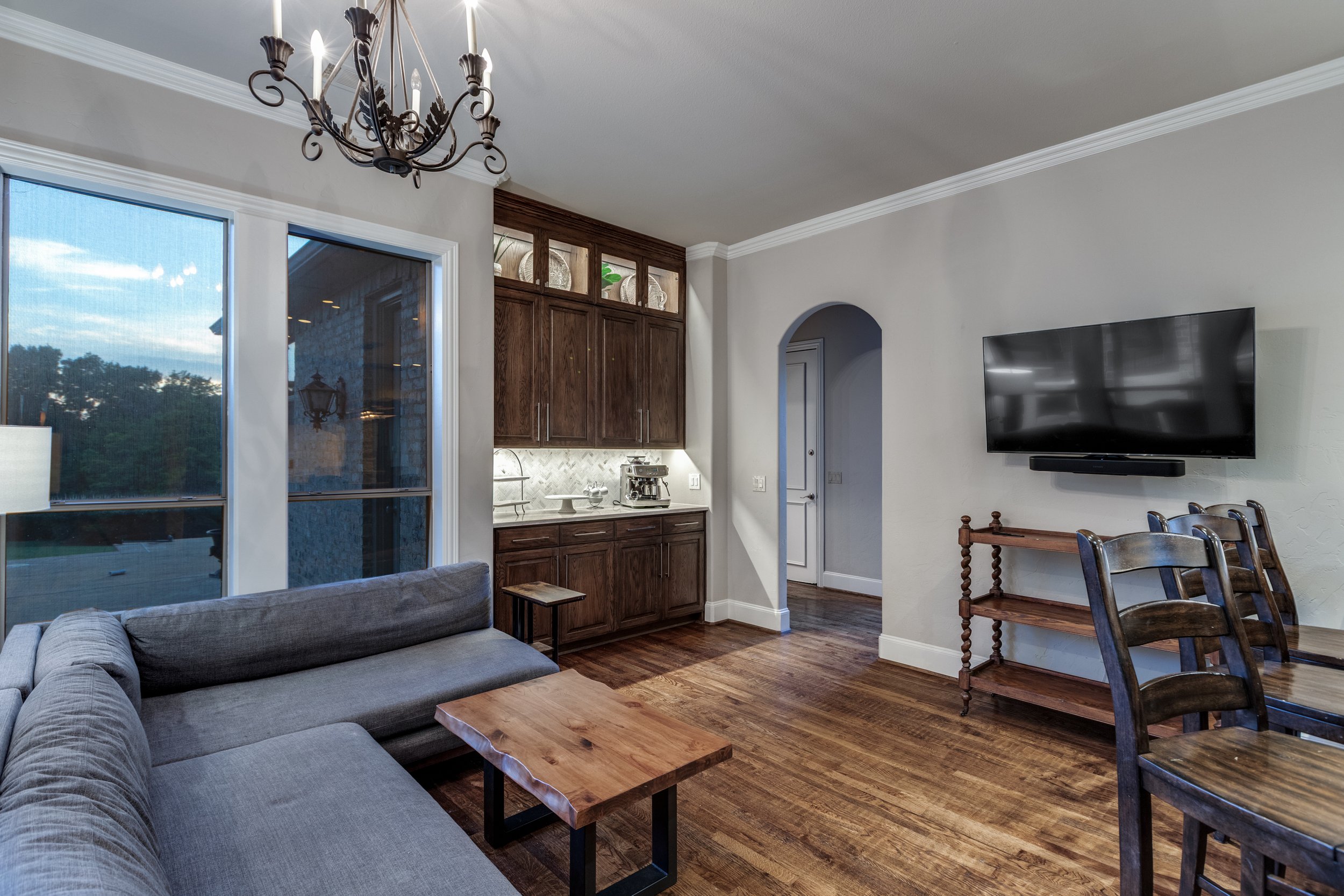 Cozy gathering spot of the kitchen