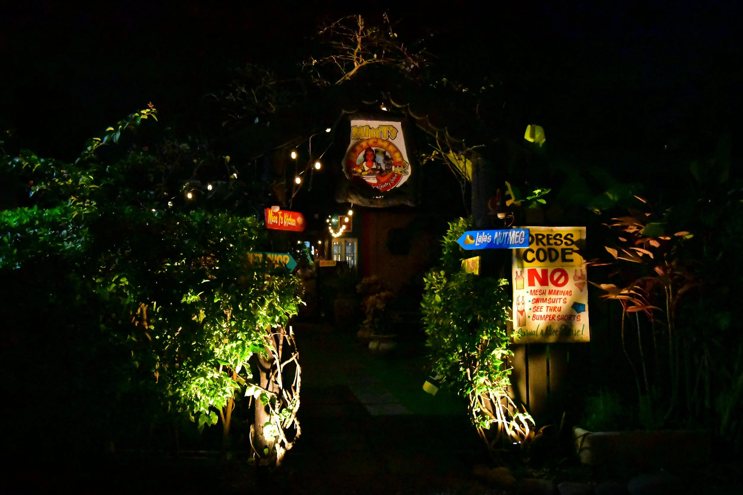 Miss T’s Kitchen  Commercial Landscape Lighting Design