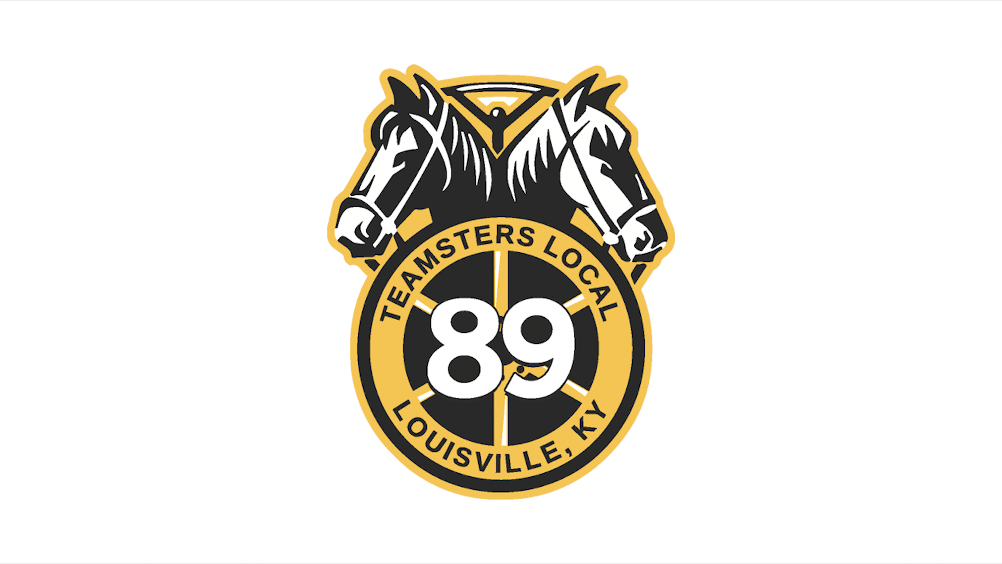 Official logo of the Louisville Metro Police Department's Teen Masters Local 89 in Louisville, Kentucky, featuring a stylized horse head and a circular emblem with the number 89