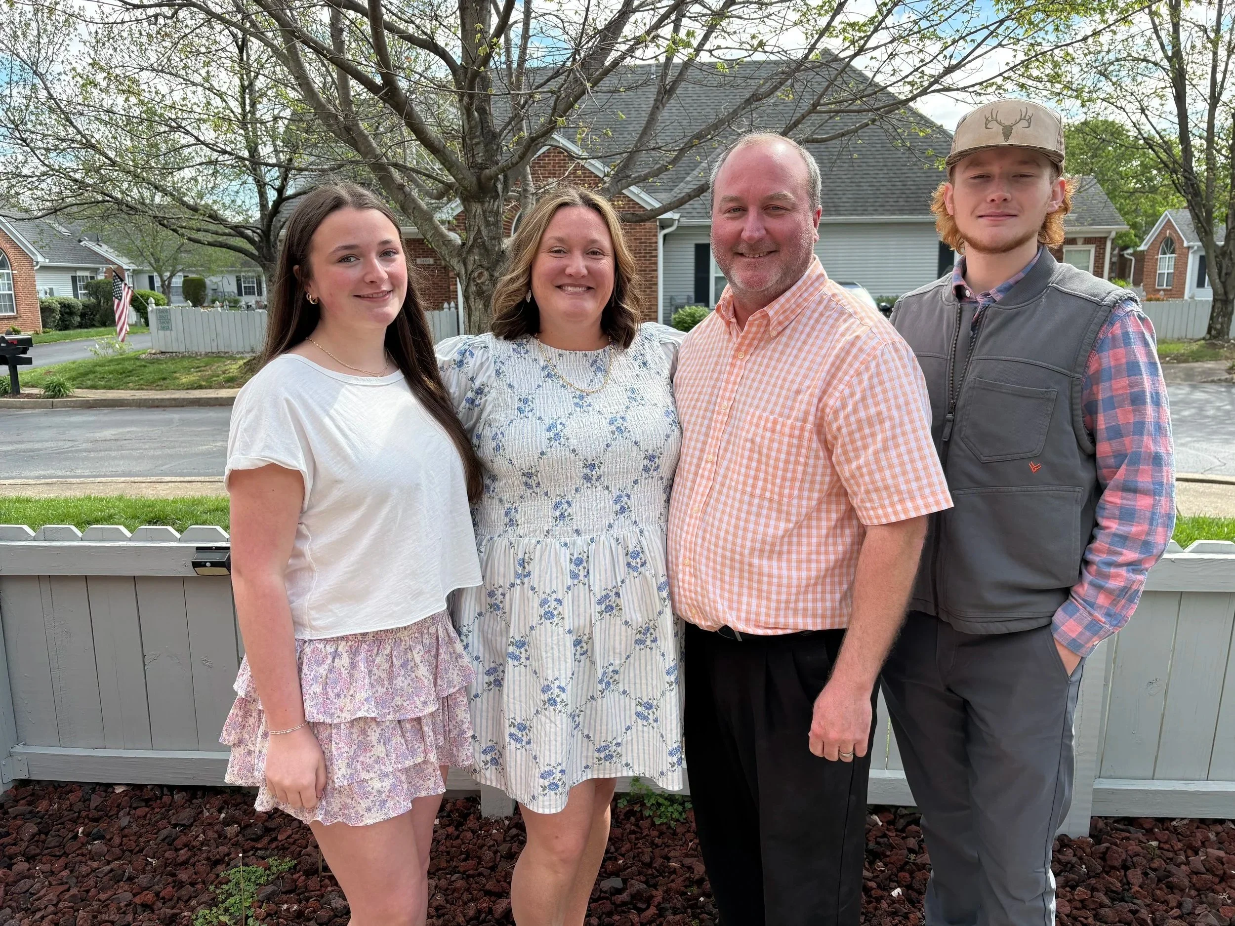 Tim Hall and his family.