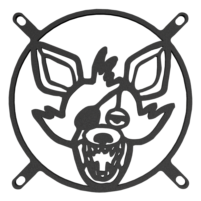140mm Foxy-Inspired Fan Cover