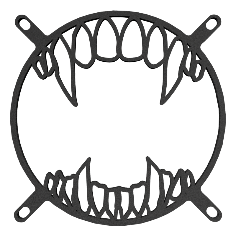 140mm Fangs Fan Cover