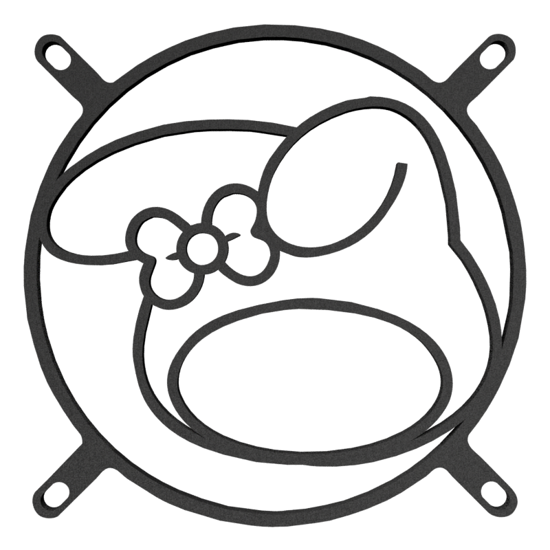 140mm Melo Ears Down Fan Cover