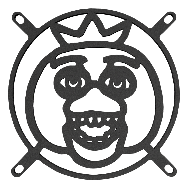 140mm Chica-Inspired Fan Cover