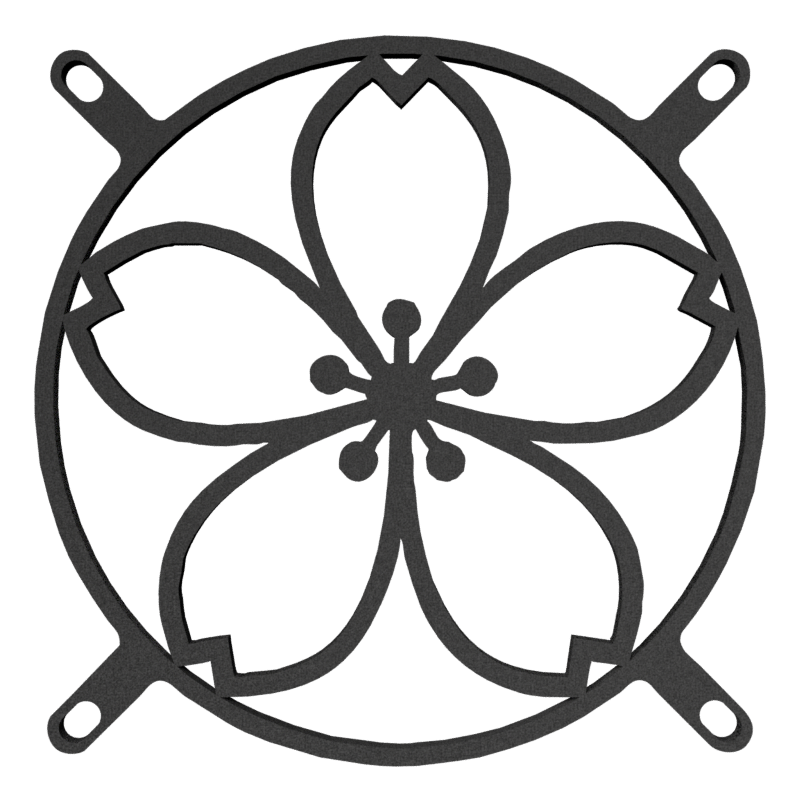 120mm Sakura Fan Cover