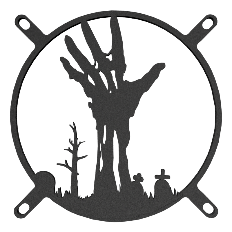 140mm Zombie Grave Fan Cover