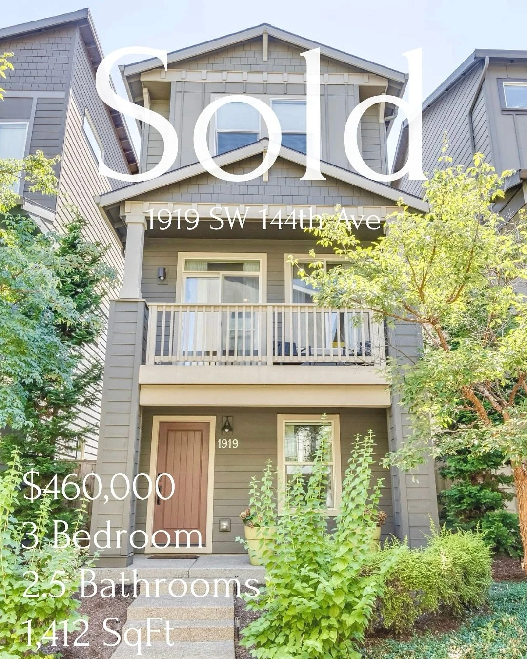 Sold in Beaverton! Proud to represent a friend and get their home sold.