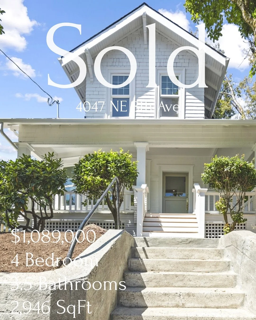 Sold in King, NE Portland, to two incredible friends just a few blocks from me!